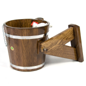 Обливное устройство BentWood из дуба малое МОРЕНОЕ 12л