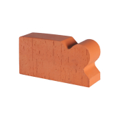 Кирпич печной, LODE 250х120х65 Фиг. F-20 красный гладкий (JANKA 12.101120L) (360шт)