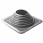 Фланец Мастер Флеш YS-08 435х435 (178-330) цв. серебро (40) (GREY-P)