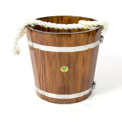 Ведро BentWood лиственница МОРЕНОЕ, 15л (12л)