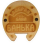 Табличка для бани Подкова Добрая банька гравированная БГ-20 (19х20)