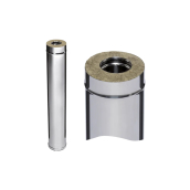 Ф Сэндвич 1,0м Austenite (304/0,8мм+нерж) Ф115х200