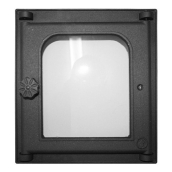 Дверца топочная FIRE WAY (310х340) 250х280 со стеклом К302