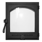 Дверца каминная FIRE WAY (330х370) 290х325 со стеклом К404