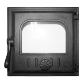 Дверца топочная FIRE WAY (310х300) 250х240 со стеклом К401