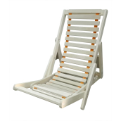 Шезлонг гибкий с подлокотниками