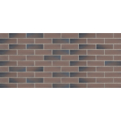 Клинкерная плитка Terramatic, 240*14*71мм Plato Brown AA(коричневая,иссиня-кр гладкая) 18шт./уп.2102