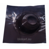 Фланец Мастер Флеш YS-011 890х890 (d 254-467) (RES-3 угл/BLACK-P) цв. черный